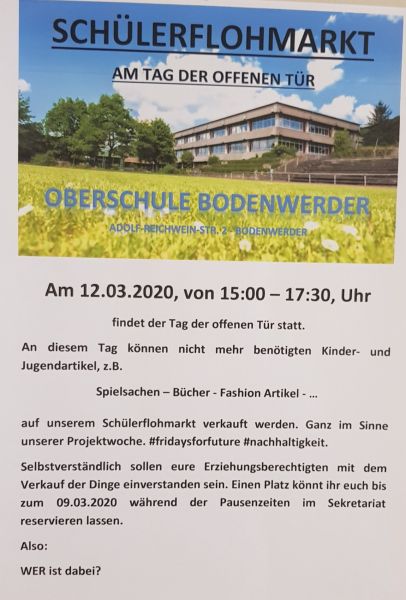 Tag der offenen Tür und Flohmarkt